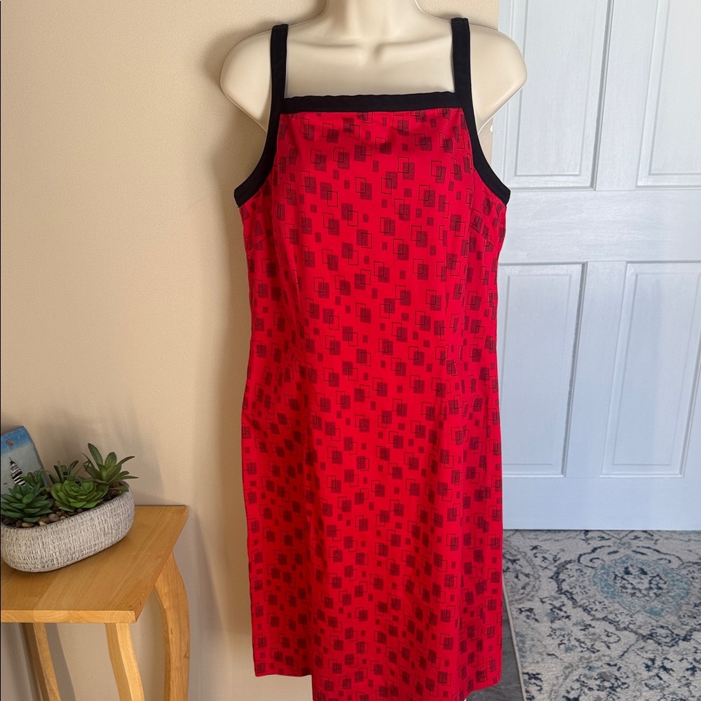 Amanda Smith retro style geometric pattern dress